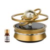 Car Aromatherapy Solar Energy Suspended Crystal Ball Rotating Car Aroma