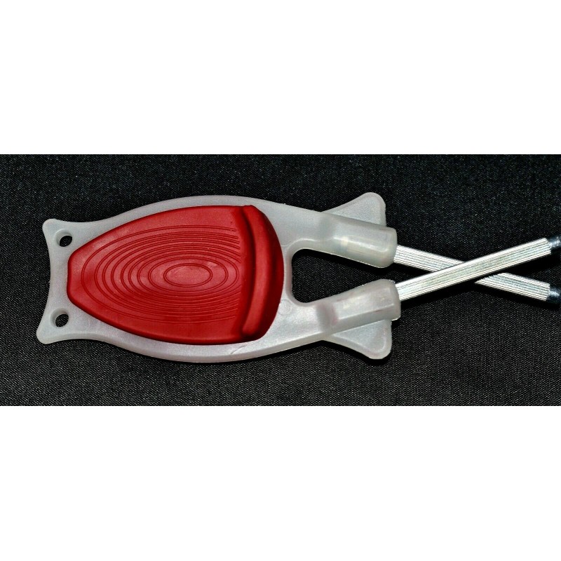 Block sharpener Glow in the dark-Outdoorsm - Plastic, Glow Blue