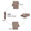 HKCLUF Small Purses for Women, Leather Wallet RFID Blocking Credit
