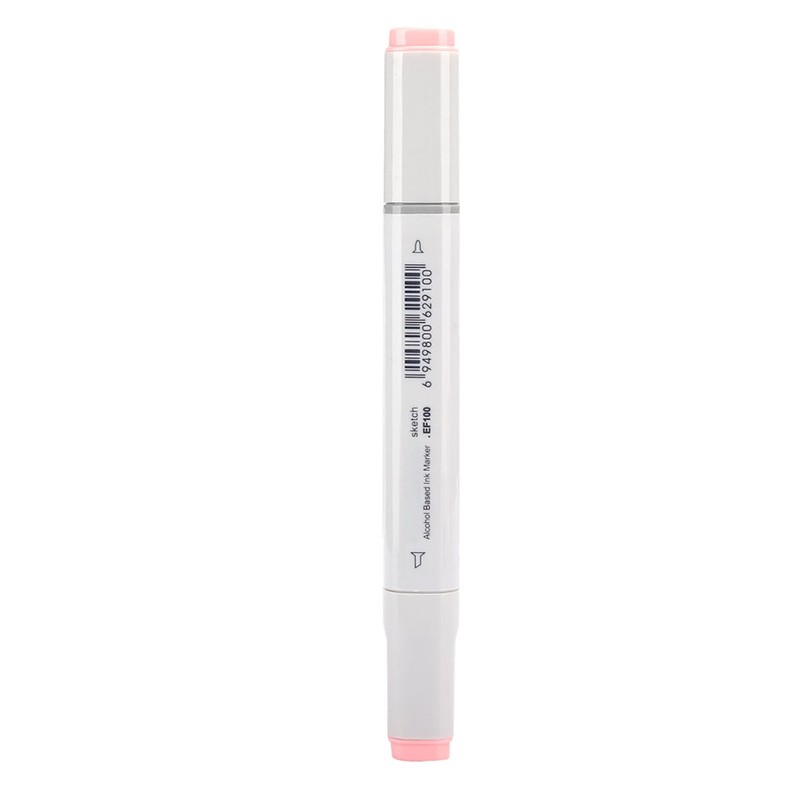 Marker Pen Double Head Skin Colors Transparent Set Painting Brush