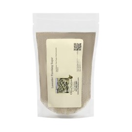 OliveNation Lavender Finishing Sugar - Lavender Infused Sugar for Baking, Edible Decoration, Garnish, 4 oz)