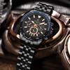 REWARD Mens Wrist Watches Fashion Round Dial Business Quartz Date