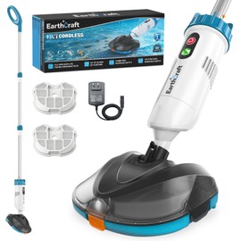 EARTHCRAFT 18.5 GPM Suction Pool Vacuum for Above Ground Pool,Hot Tubs,Spas