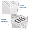 Operitacx 2pcs Mini Desk Calendar Daily Desktop Calendar 2025 Tear