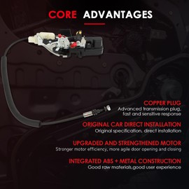 CCIYU Front Right Passenger Side Door Lock Latch Actuator Compatible for Dodge Challenger 2011 12 13 2014 Replaces 68064402AF、68064402AG