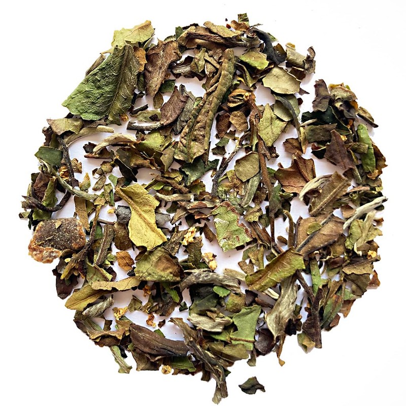 The Exotic Teapot – Peach Elderflower White Tea, 75g Pouch,