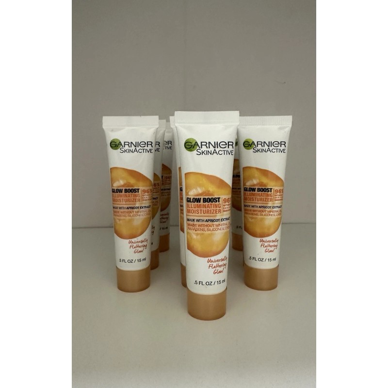 Garnier SkinActive Glow Boost Illuminating Moisturizer Apricot Extract .5 X10