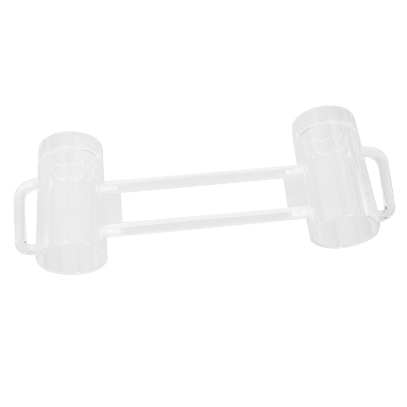 Beer Mug Acrylic Double Conjoined Beer Glass with Handle for