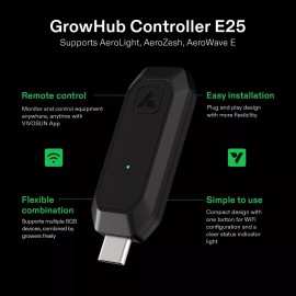 VIVOSUN GrowHub Controller E25, Supports Smart Grow System Devices