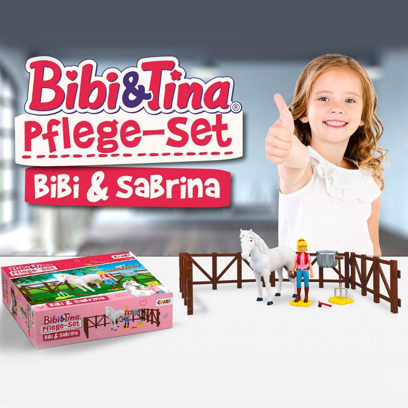 Craze Bibi & Tina Horse Grooming Set, Horse Riding Toy