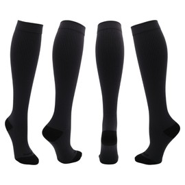Nurse Yard Compression Socks for Nurses - Women & Men - 20-30mmHg Graduated Compression, Zero-Toe Compression, For Medical Staff, Nursing, Athletic Support Such As Running, Cycling, Hiking - 1 Pair