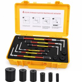 Plumbing Plug Tool Kit, 6PCS Water Pipe Stopper for 1/2" to 2" Copper PVC Pipe, 65 PSI Rated Live Water Line Plug for Fast Plumbing Repairs, Temporary Pipe Block to Prevent Pipeline Leakage