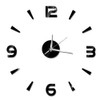 GBSCLOVER Frameless Wall Clock, 3D Modern DIY Clock Kit, Acrylic
