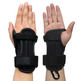 1 pair Wrist Guards Adjustable Protective Gear Wrist Support for Multi Sports Snowboarding Skating Skateboard Motocross Cycling
