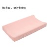 Funda Para Cambiador De Pañales, Rosa Claro Y Naranja