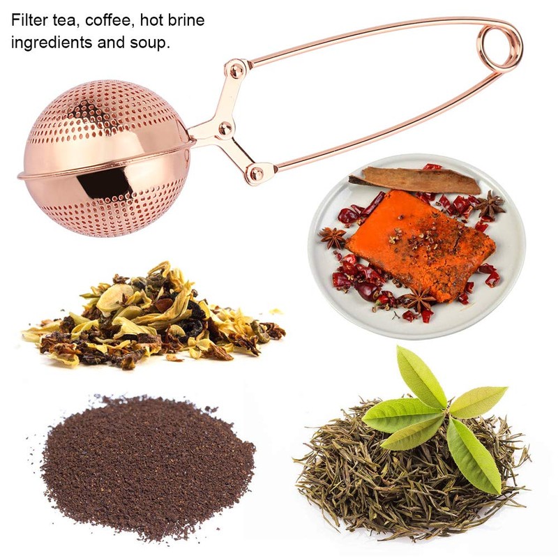 Tea Infusion Mesh Strainer, Portable Stainless Steel Tea Infusion Strainer,