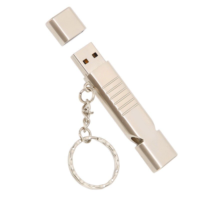 Whistle USB Flash Drives Aluminum Alloy Outdoor Waterproof USB Flash