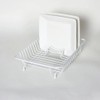 Delfinware 2020 W Dish Drainer, Metal, White, 31.5 x 25
