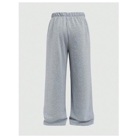 COZYEASE Men's Seaming Baggy Sweatpants Elastic Waist Wide Leg Jogger Pants Streetwear Grey Medium