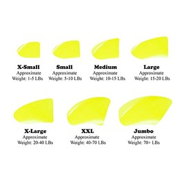 Purrdy Paws 40-Pack Soft Nail Caps for Dogs Claws NEON Yellow Small