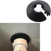 ZCZQC 4PCS Snap on Pipe Caps Decorative 17mm PP Plastic
