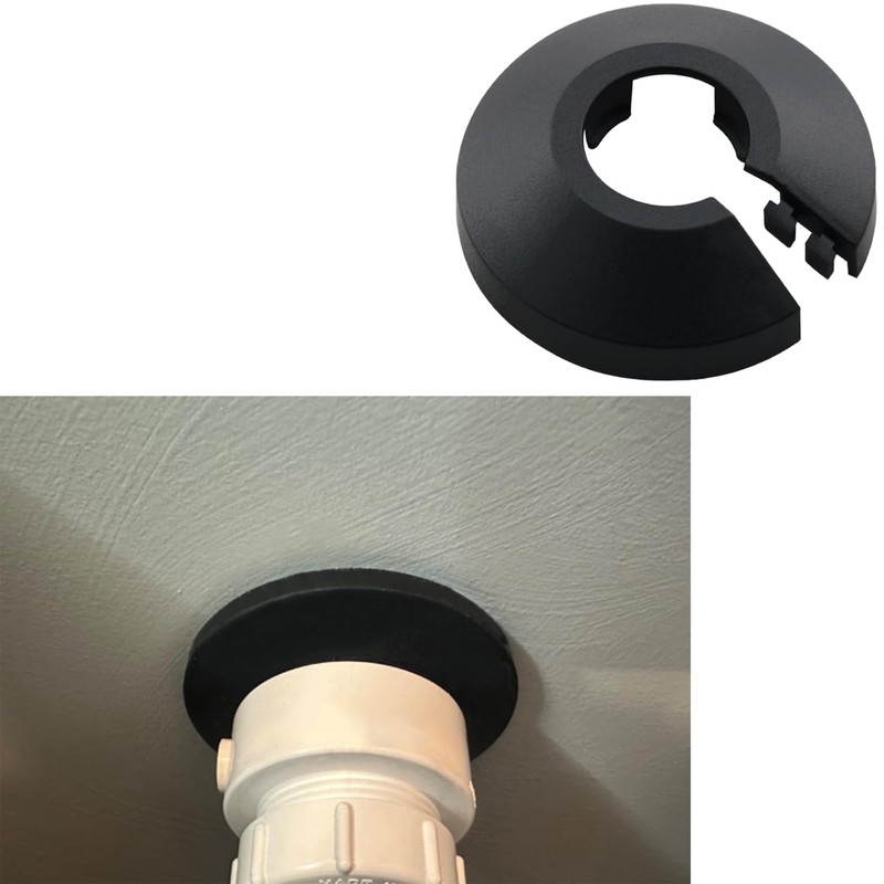 ZCZQC 4PCS Snap on Pipe Caps Decorative 17mm PP Plastic