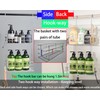 Seltomer Hanging Shower Caddy Bathroom Inside Shower Rack Shampoo Holder