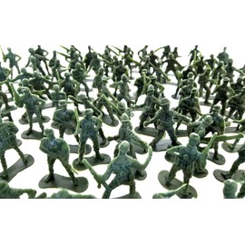 Dondor Enterprises Plastic Classic Assorted Toy Soldiers, 144 Toy Soldier Action Figures