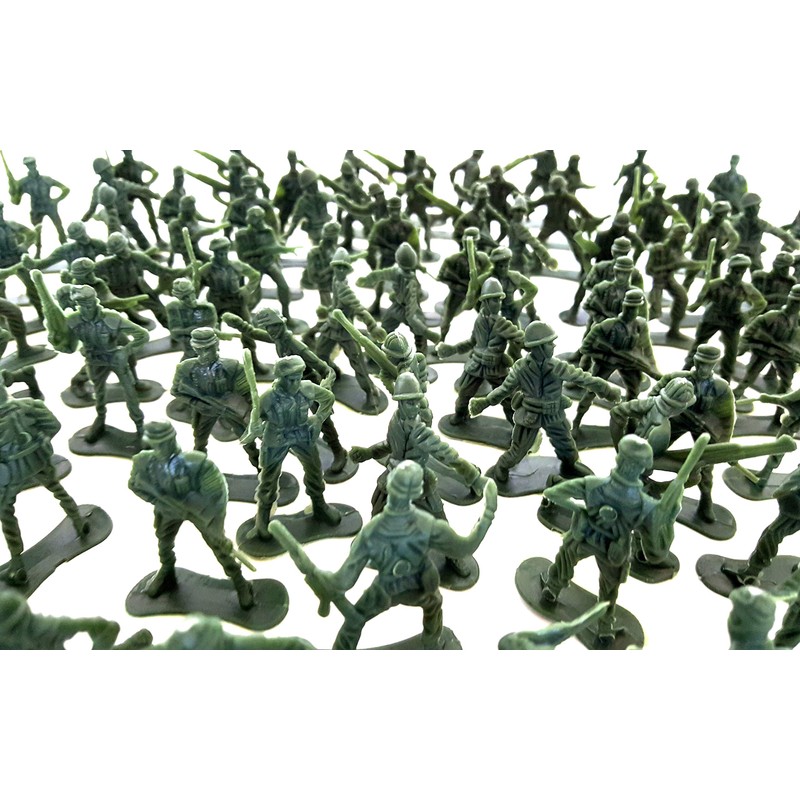 Dondor Enterprises Plastic Classic Assorted Toy Soldiers, 144 Toy Soldier