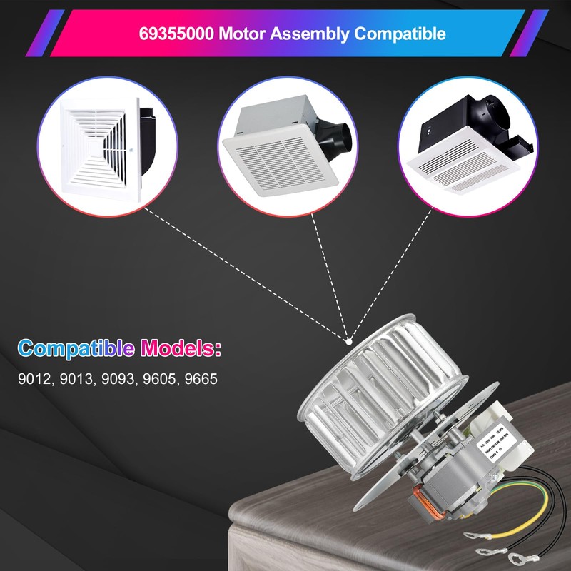 69355000/S69355000 Replacement Heat Motor Assembly for 9012, 9013, 9093, 9605,