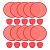 PATIKIL 10 Inch Foldable Flying Disc, 10 Pack Folding Pocket
