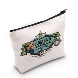 TOBGBE No Face Gift Animated Movie Themed Yubabas Bathhous Quote Makeup Bag Spirited A Fans Gifts (MB, Yubaba Bag-PY1)