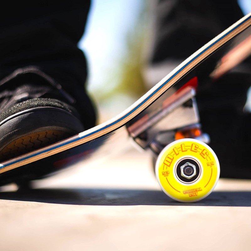 Miles Skateboard Wheels, 99a, 2.1 inches (53 mm), Conical Hard