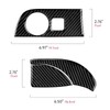 BRMYL Car Headlight Control Dashboard Cover Decals for 2011-2020 Dodge
