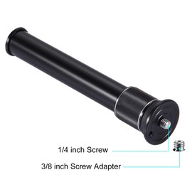 PULUZ Stativverlängerung Metall Handheld Verstellbare Kamera Teleskopstange mit 1/4 Zoll Schraube & 3/8 Zoll Schraube Adapter für DSLR- und SLR-Kameras