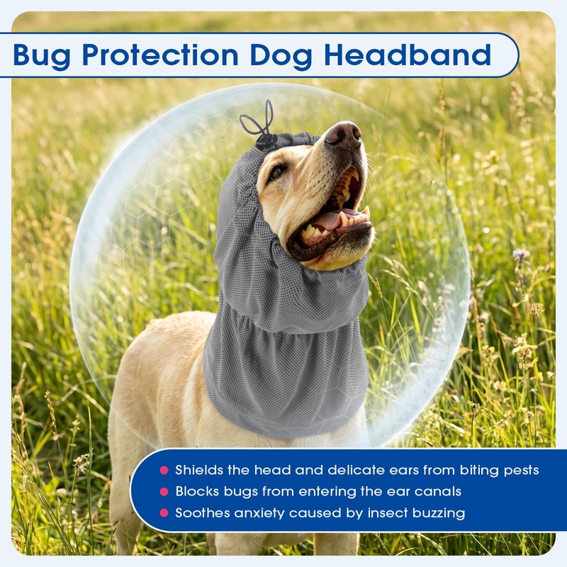 Nanaki Anti- Sunburn Dog Ear Cover, Cooling Snood for Hot