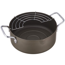 Pearl Metal Deep Fry Cook Iron Double-Handle Tempura Pot 20cm HB-1371 Double-Handle Tempura Pot 20cm