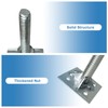Reinforced Adjustable Leveling Jacks, 18.25" Solid Scaffolding Parts with Base