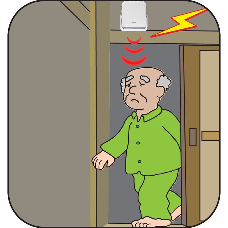 Revex XPN Series XPN50A Wireless Chime Transmitter, Rainproof, Motion Sensor,