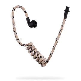 LIFE IS SIMPLE Nylon Sound Tube | Security Accessories | Sound Tube Police | Earphones Sound Tube for Security Headphones, Security Earphones | Bayonet Closure | Colour: Camouflage