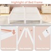 HQU 6 Inch Queen Bed Frame with Metal Baffles, Heavy