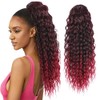 Drawstring Ponytail Extension Curly Hair Extensions, Synthetic Pony Tails Extensions
