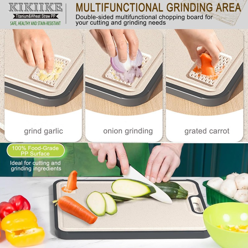 Titanium Cutting Board Double Sided Pure Titanium Cutting Boards for