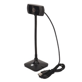 ZIZEV Cámara Web en Vivo, Cámara USB con Vista de 60 Grados con Reducción de Ruido de 30 Fps Controlador USB 720P Gratuito para para Conferencias para OS X para Transmisión en