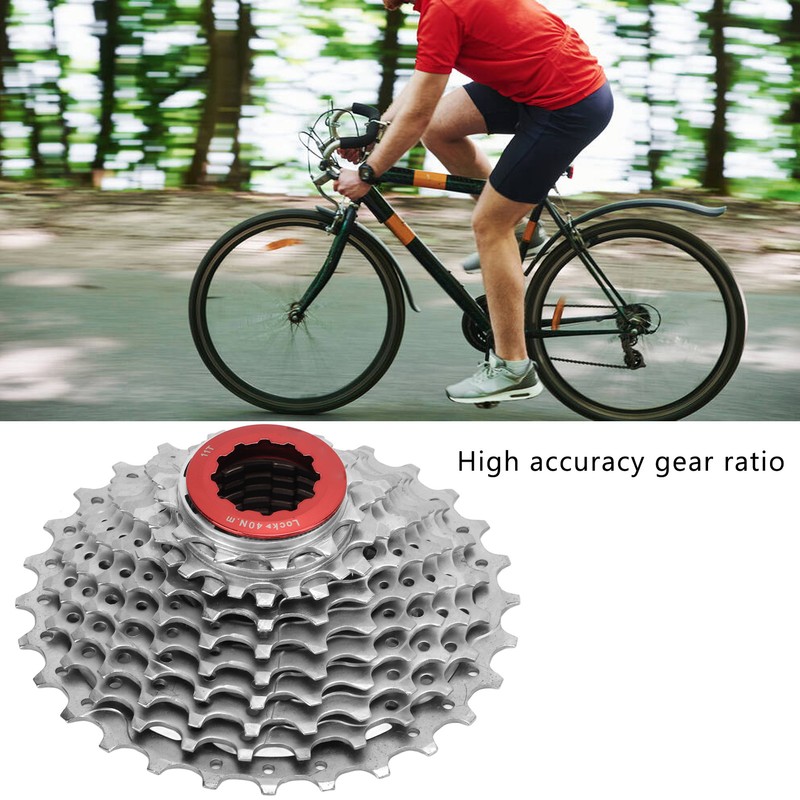 Bicycle Freewheel 28T 10 Speed Cassette Sprocket Wheel Nickel Chrome
