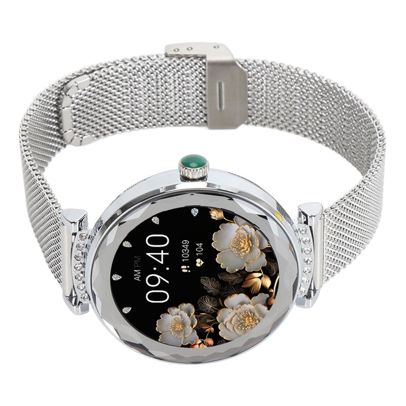 1.19in Smart Watch for Women with Rhinestone Smartwatch Bluetooth Call