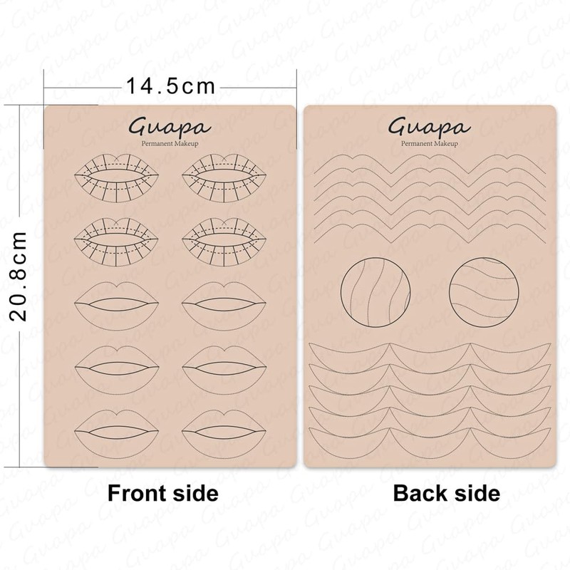 Pack of 4 Practice Skin for Lip Tint and Lip