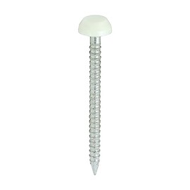 Timco - Polymer Headed Pins - A4 Stainless Steel - Cream (Size 30mm - 250 Pieces)