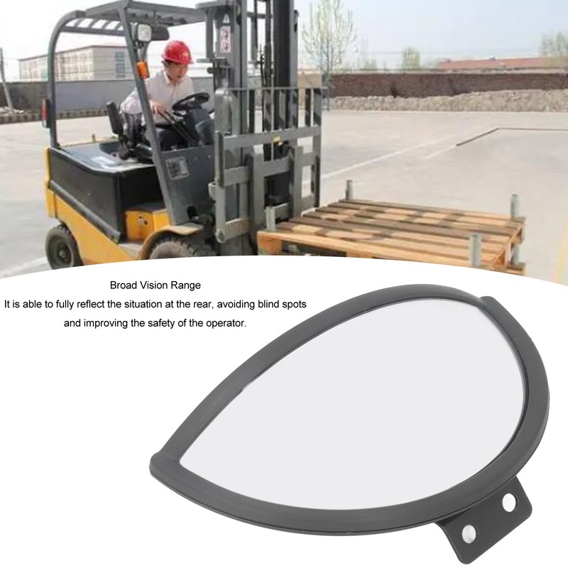 Convex Rearview Mirror ABS and Glass Broad Vision Range Half