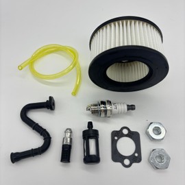 Kukazer Air Fuel Filter HD2 for Stihl MS261 MS271 MS291 MS311 MS341 MS391 MS261C MS271C MS362C Chainsaw Maintenance Tune Up Hi-Flow Pleated Cleaner Service Kit 1141 120 1604